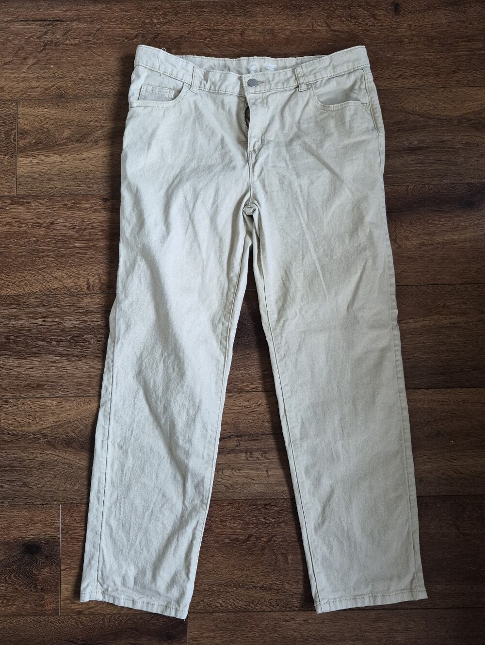 Wonder Nation Straight Leg Khaki Pants Sz 16 Plus Girls